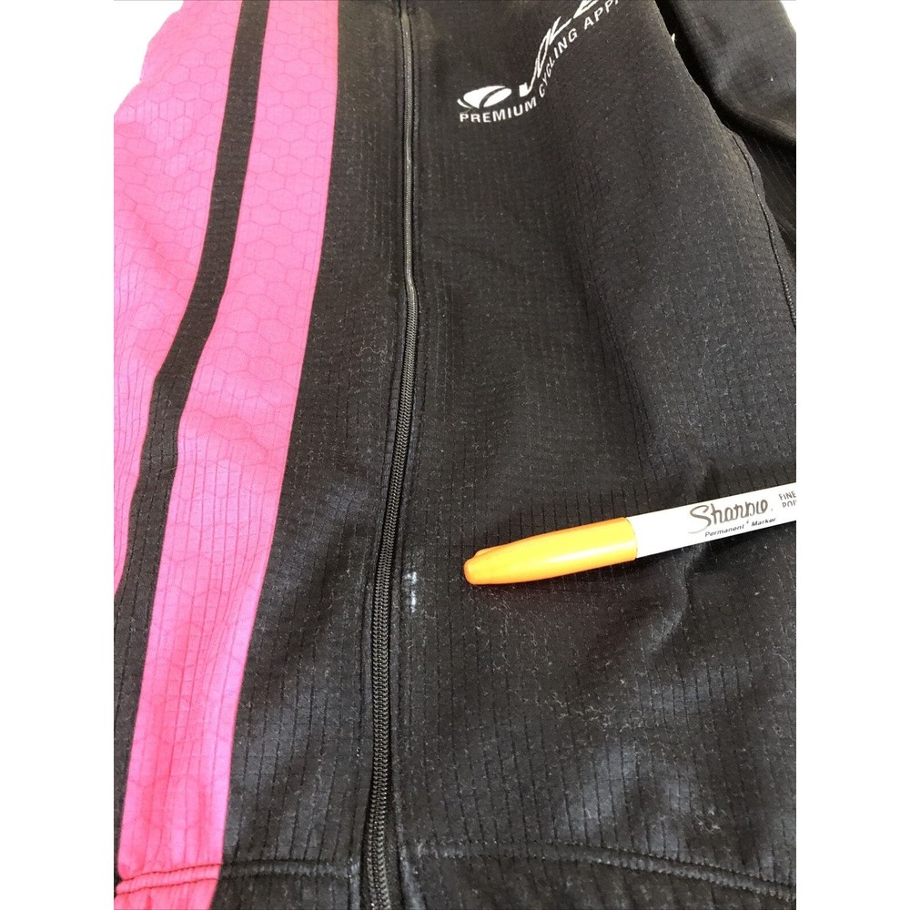 Voler Cycling Jersey Long Sleeve Womens Pro Race Pink Black Sz XS - Picture 11 of 11